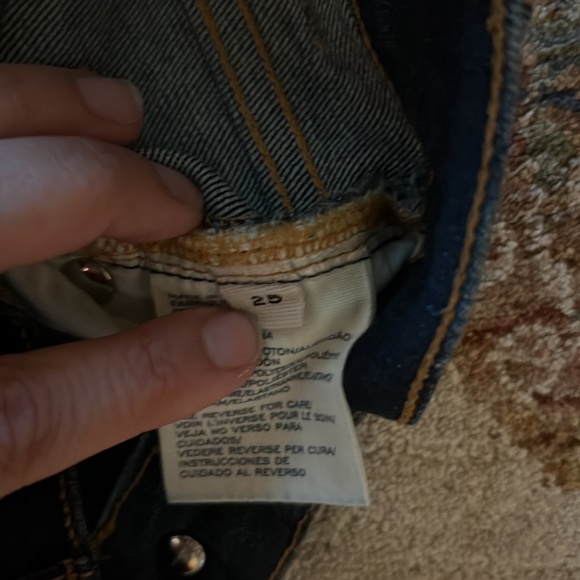 Marc By Marc Jacobs Ella Skinny Crop Rinse Wash Size 25 - Picture 6 of 6